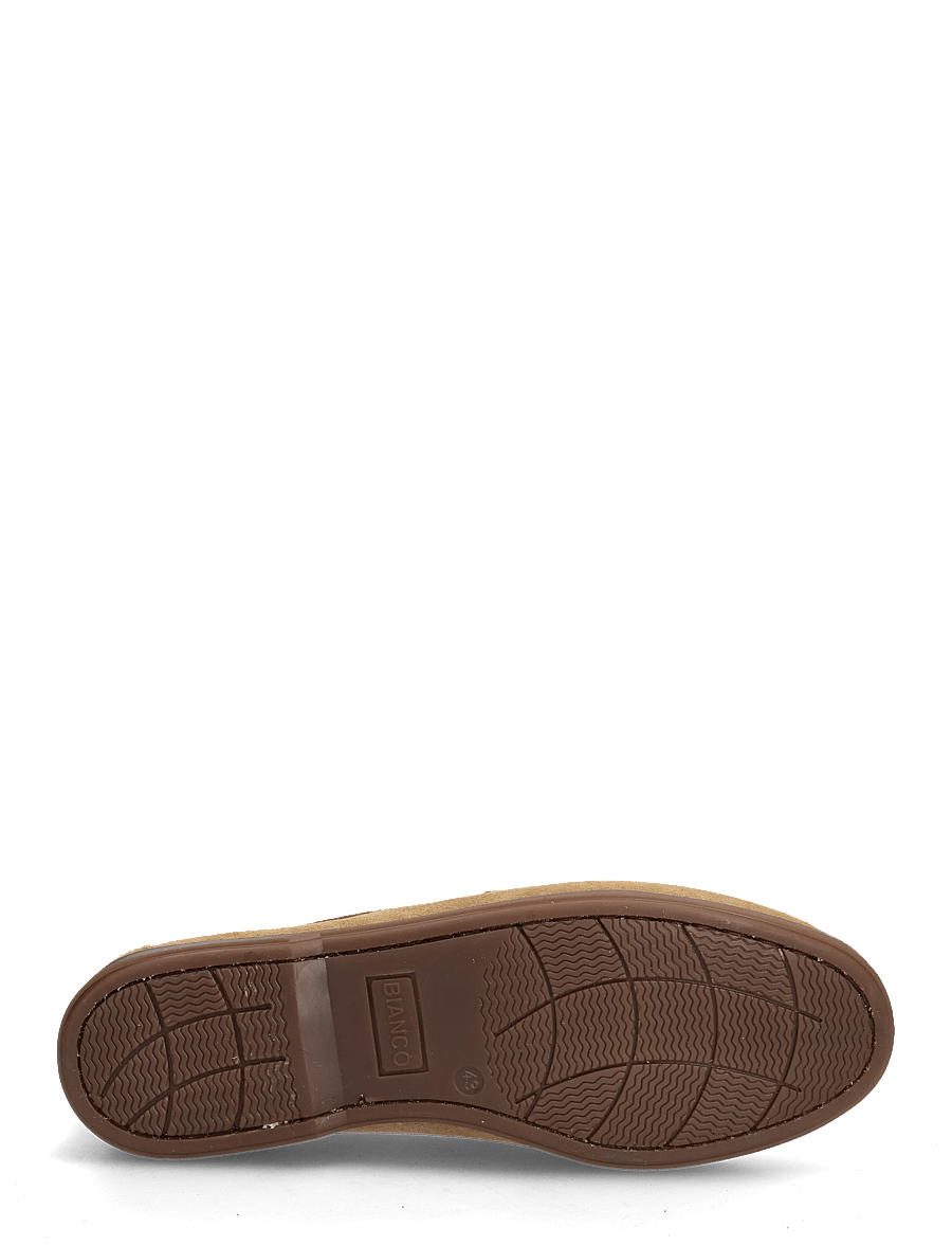 Bianco - BIAIBIZA Penny Loafer Suede - kollektioner - sand - 4