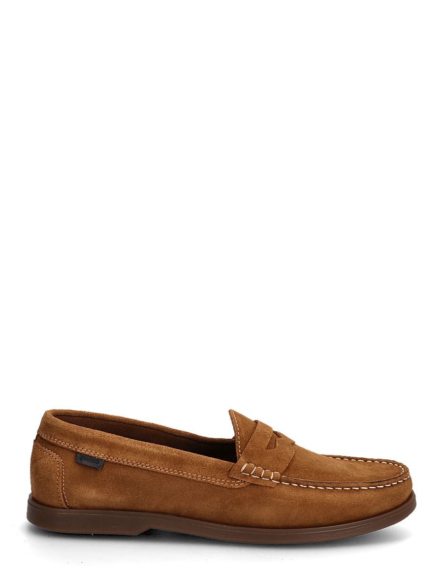 Bianco - BIAIBIZA Penny Loafer Suede - kollektioner - tan - 1