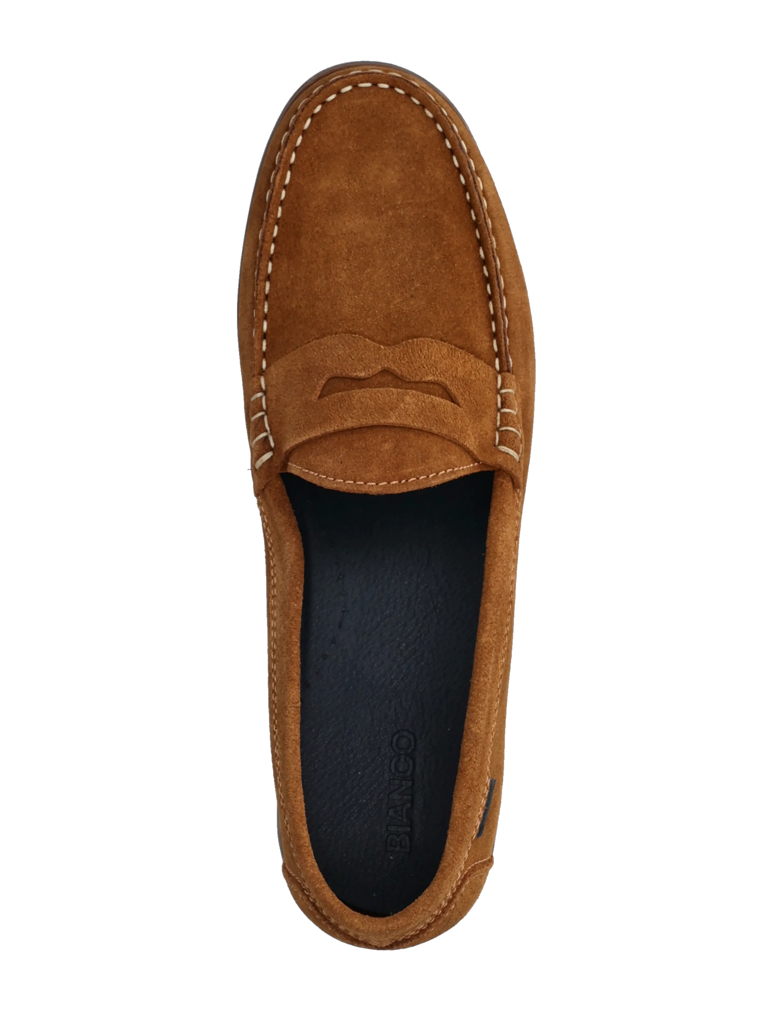 Bianco - BIAIBIZA Penny Loafer Suede - kollektionen - tan - 3