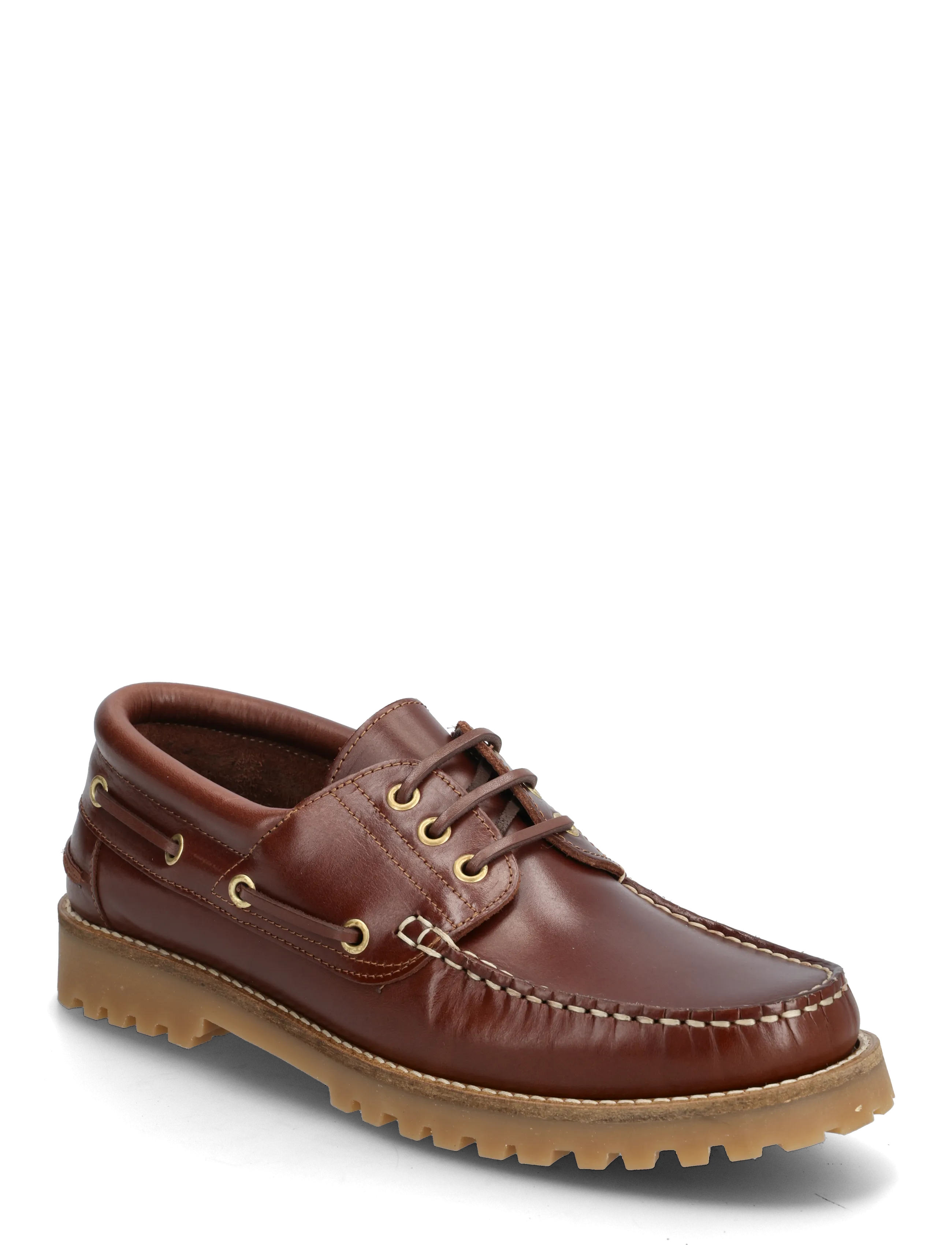 Bianco BIAGREG Boat Shoe Pull Up Leather 2.0 - Shoes - BROWN / brown