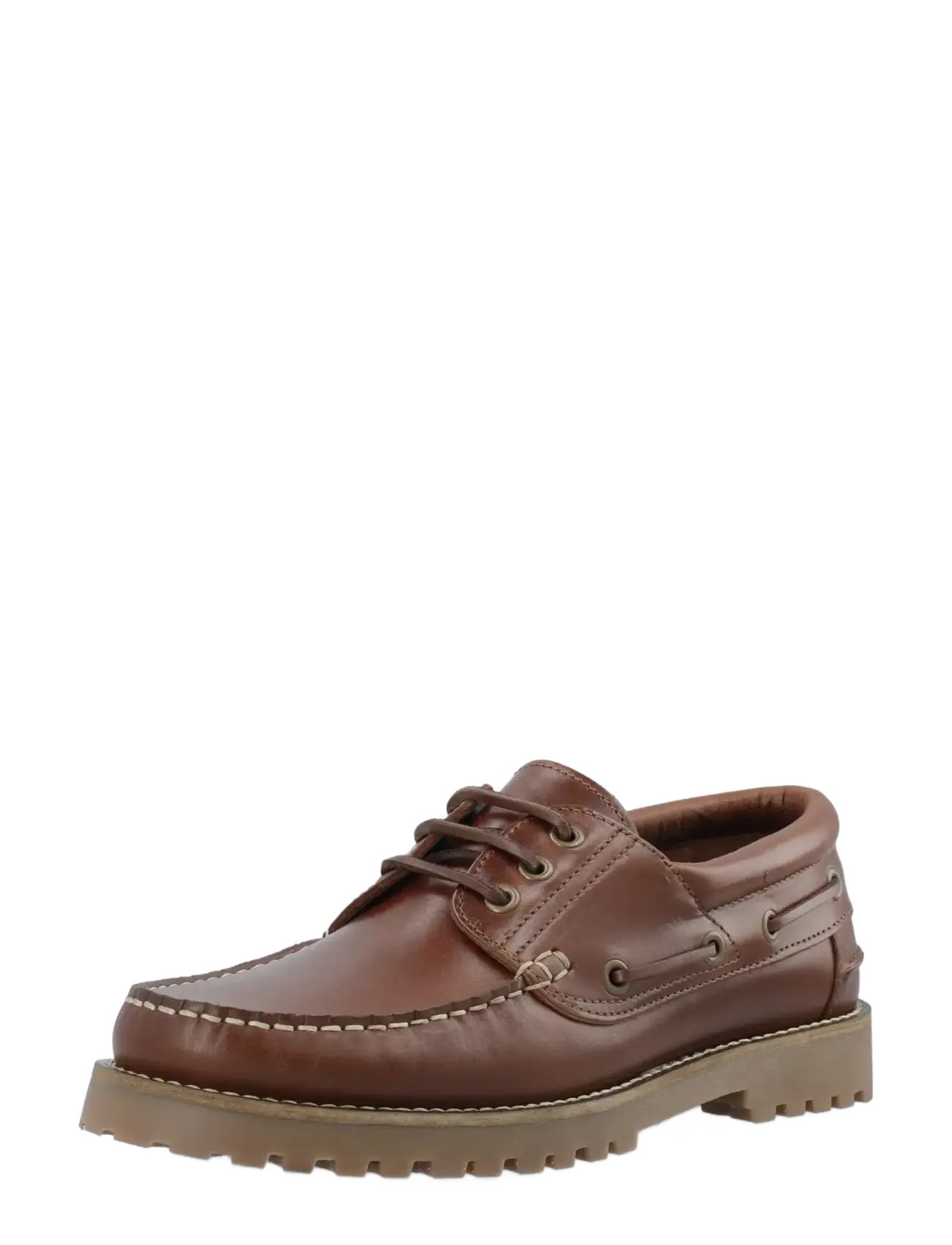 Bianco BIAGREG Boat Shoe Pull Up Leather 2.0 - Bootsschuhe - BROWN / brown