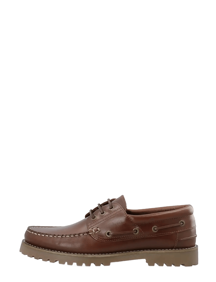 Bianco - BIAGREG Boat Shoe Pull Up Leather 2.0 - collections - brown - 1
