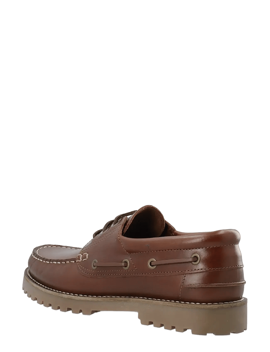 Bianco - BIAGREG Boat Shoe Pull Up Leather 2.0 - collections - brown - 2