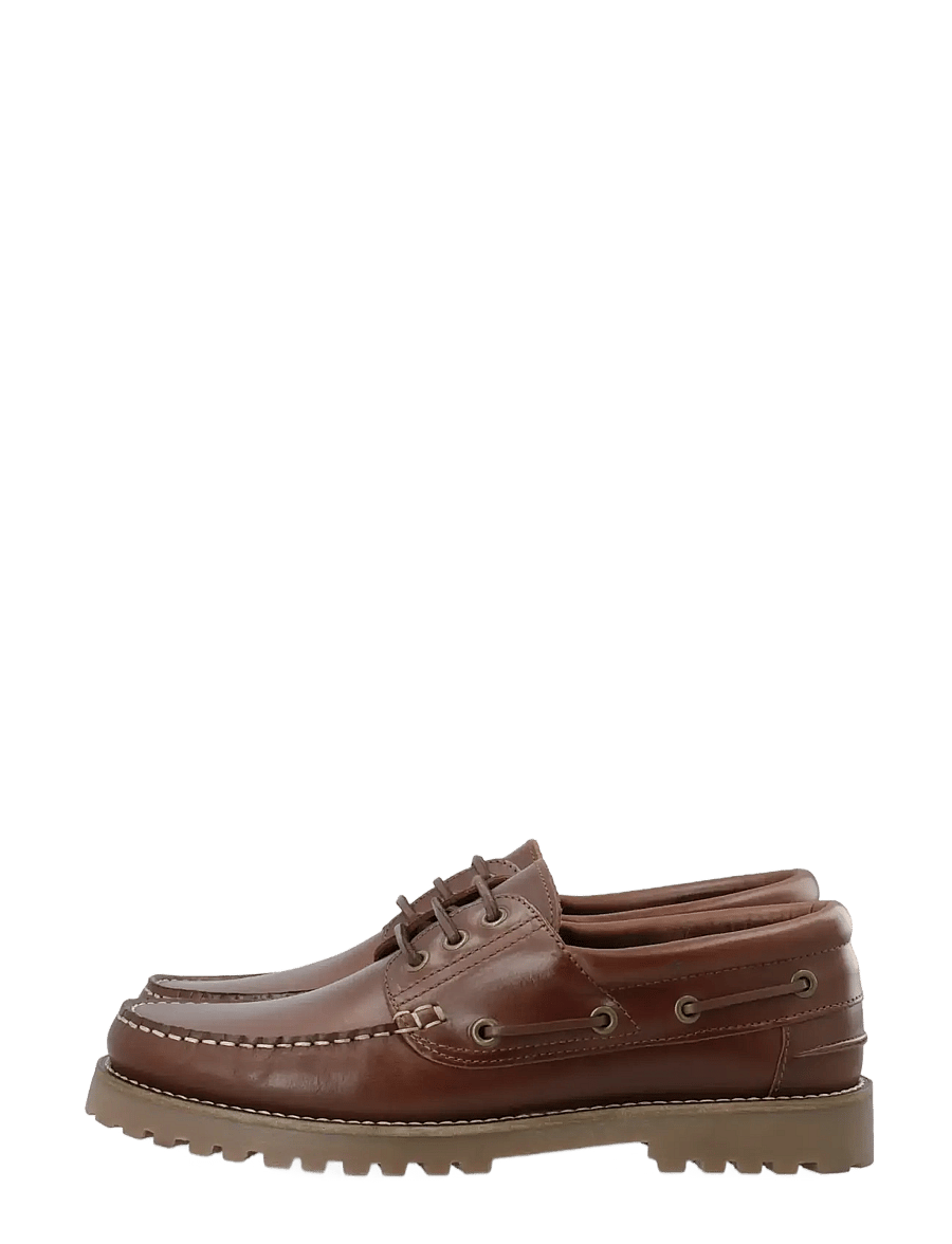 Bianco - BIAGREG Boat Shoe Pull Up Leather 2.0 - collections - brown - 5