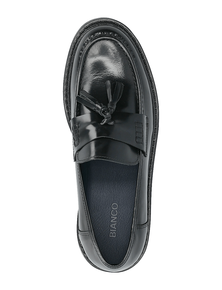Bianco - BIAJEFF Tassel Loafer Polido - collections - black - 3