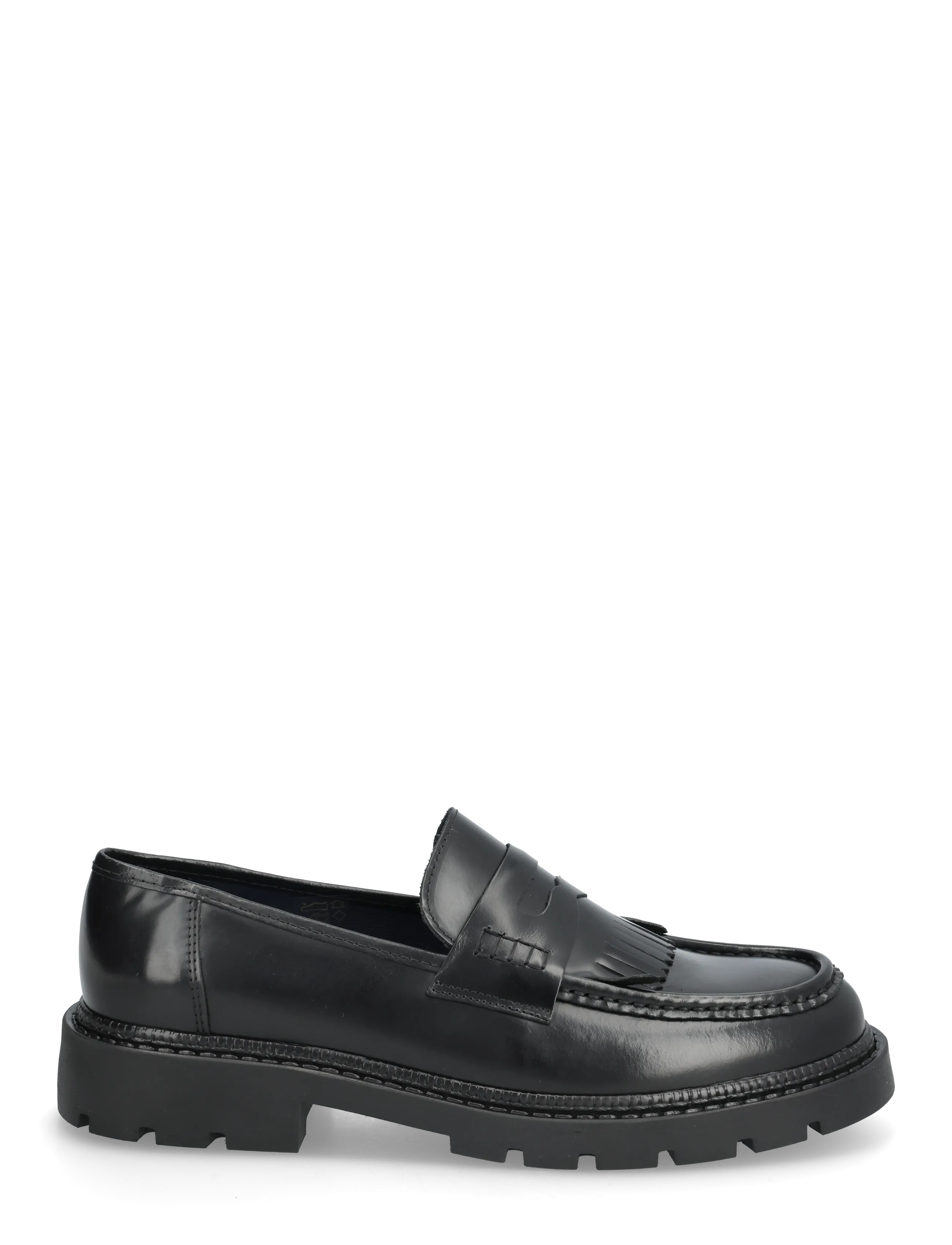 Bianco - BIAJEFF Fringe Loafer Polido - kollektioner - black - 1