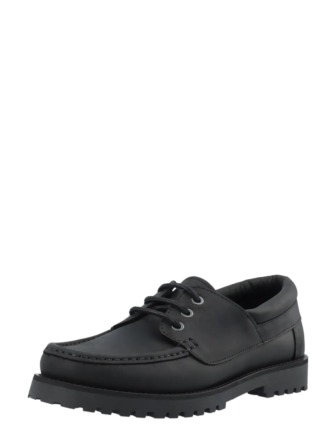 Bianco Biagreg Moc Toe Crazy Horse, 43, Schuhe, Schwarz - Boat Männerswear