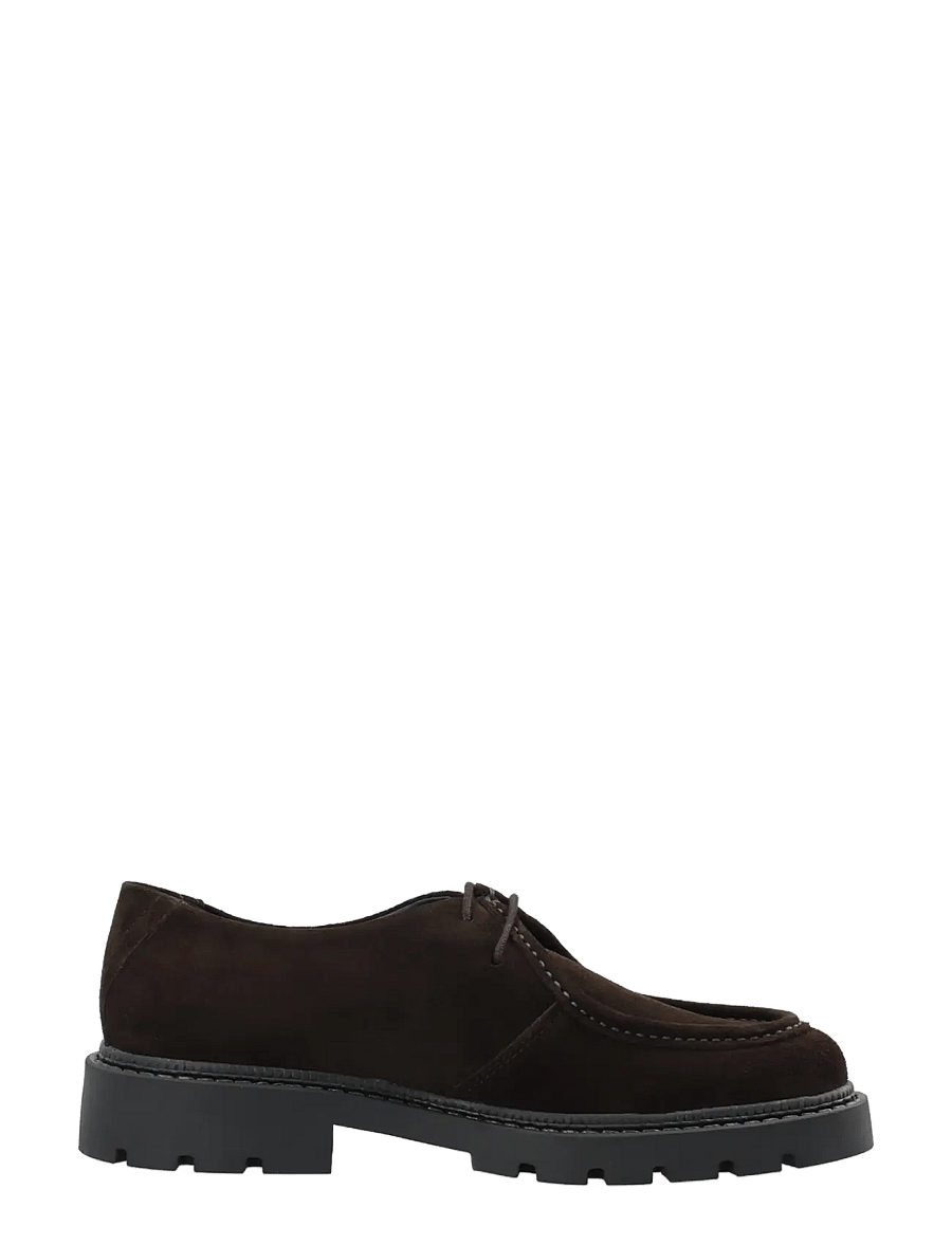 Bianco - BIAJEFF Moc Toe Oily Suede - moc-toes - dark brown - 3