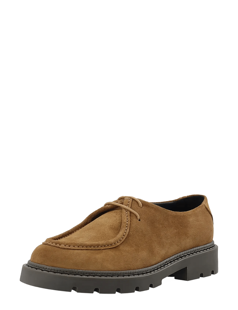 Bianco - BIAJEFF Moc Toe Oily Suede - moc-toe kingad - tan - 1
