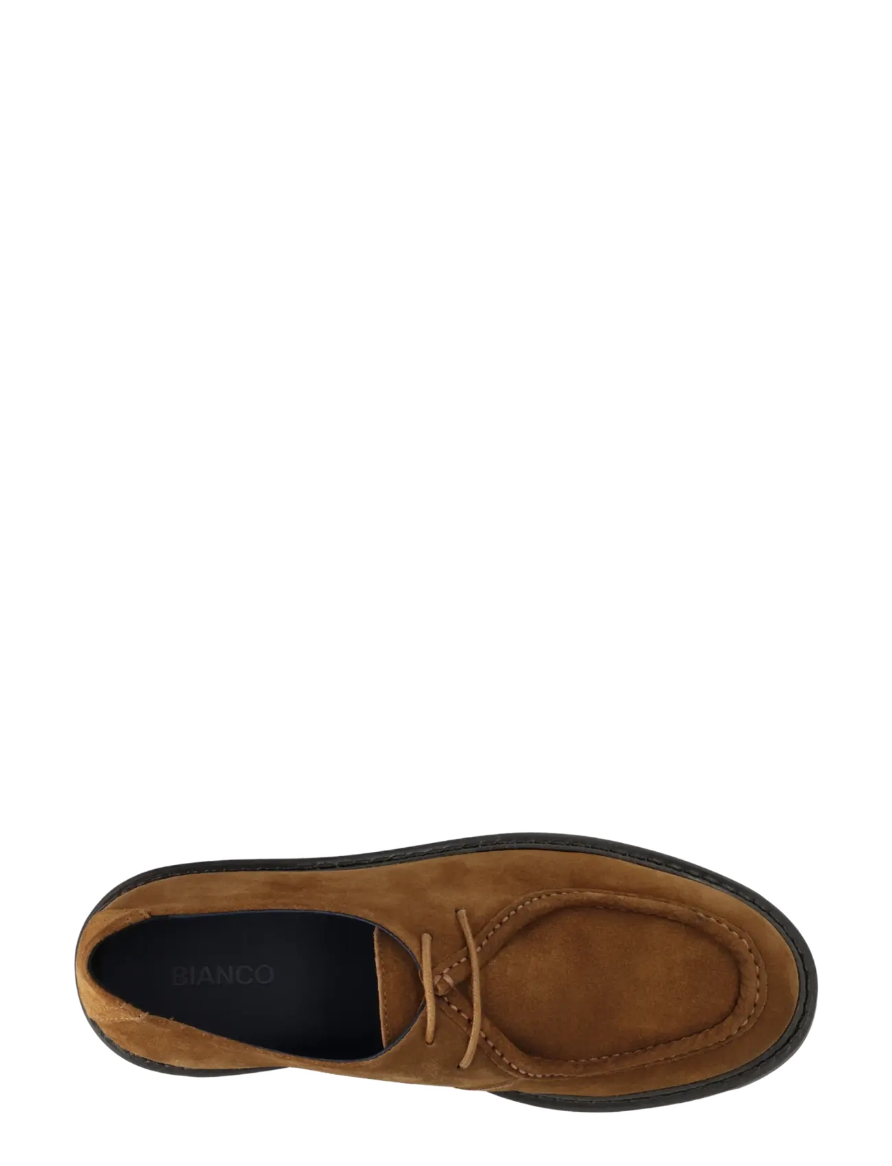 Bianco - BIAJEFF Moc Toe Oily Suede - moc-toe kingad - tan - 5