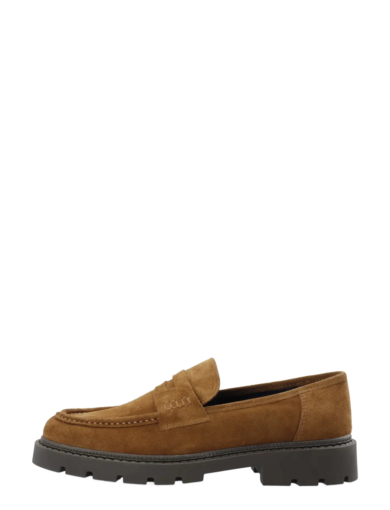 Bianco - BIAJEFF Penny Loafer Oily Suede - kollektsioonid - tan - 1