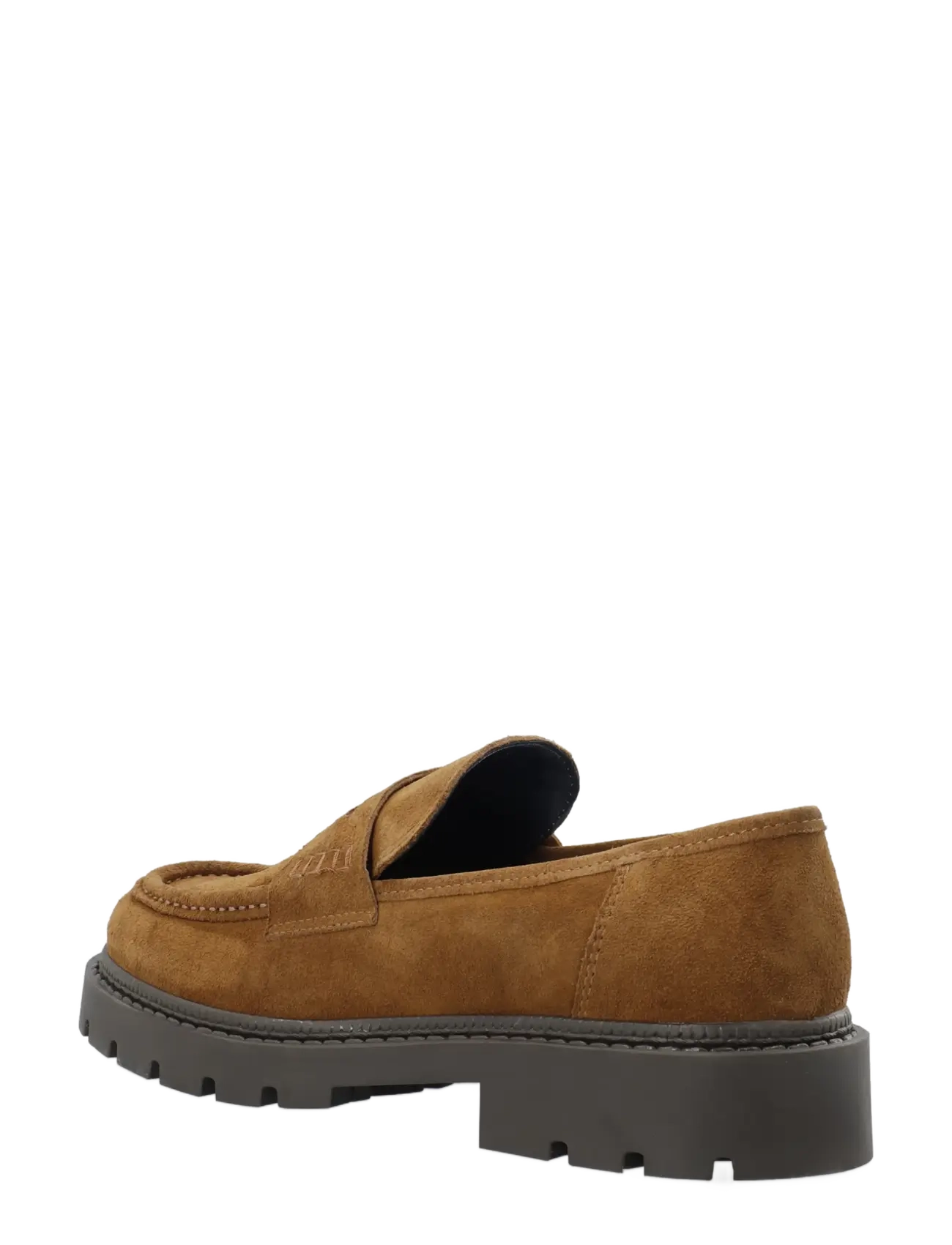 Bianco - BIAJEFF Penny Loafer Oily Suede - kollektsioonid - tan - 2