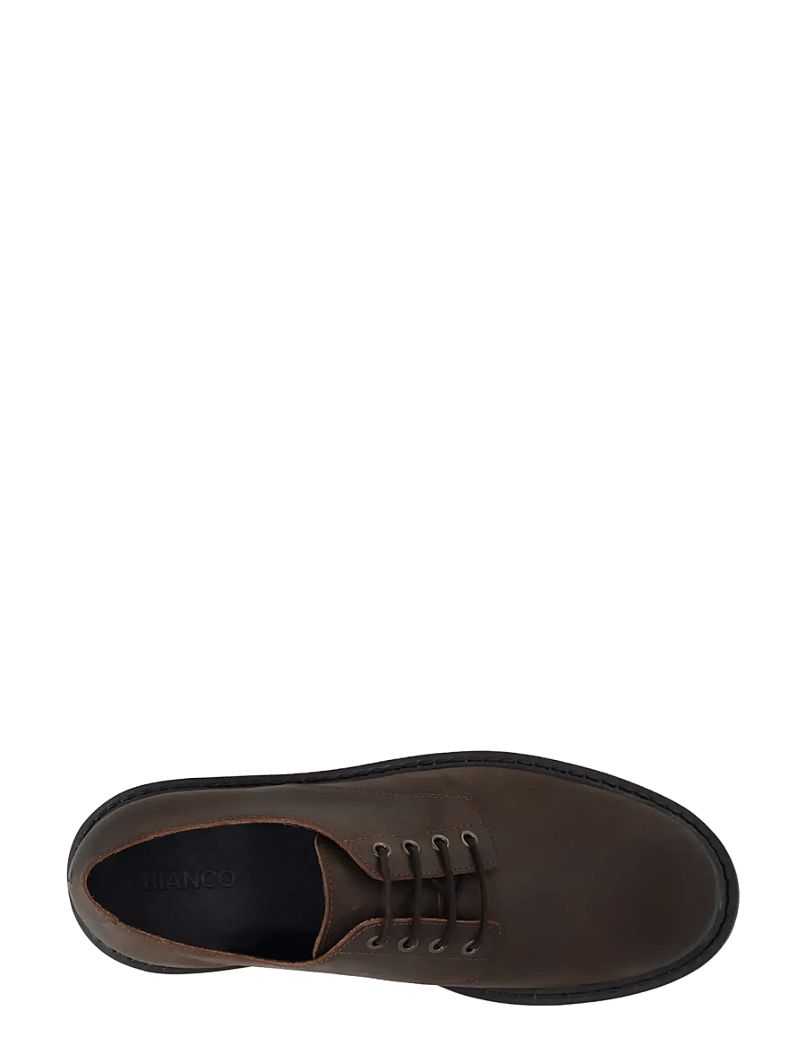 Bianco - BIAJEFF Derby Crazy Horse - derby-schuhe - brown - 4