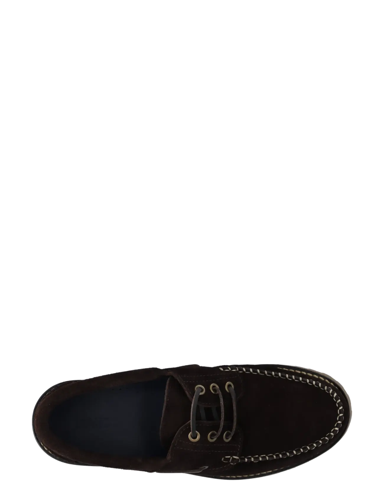 Bianco - BIAGREG Boat Shoe Stitched Moc Suede - collections - dark brown - 4