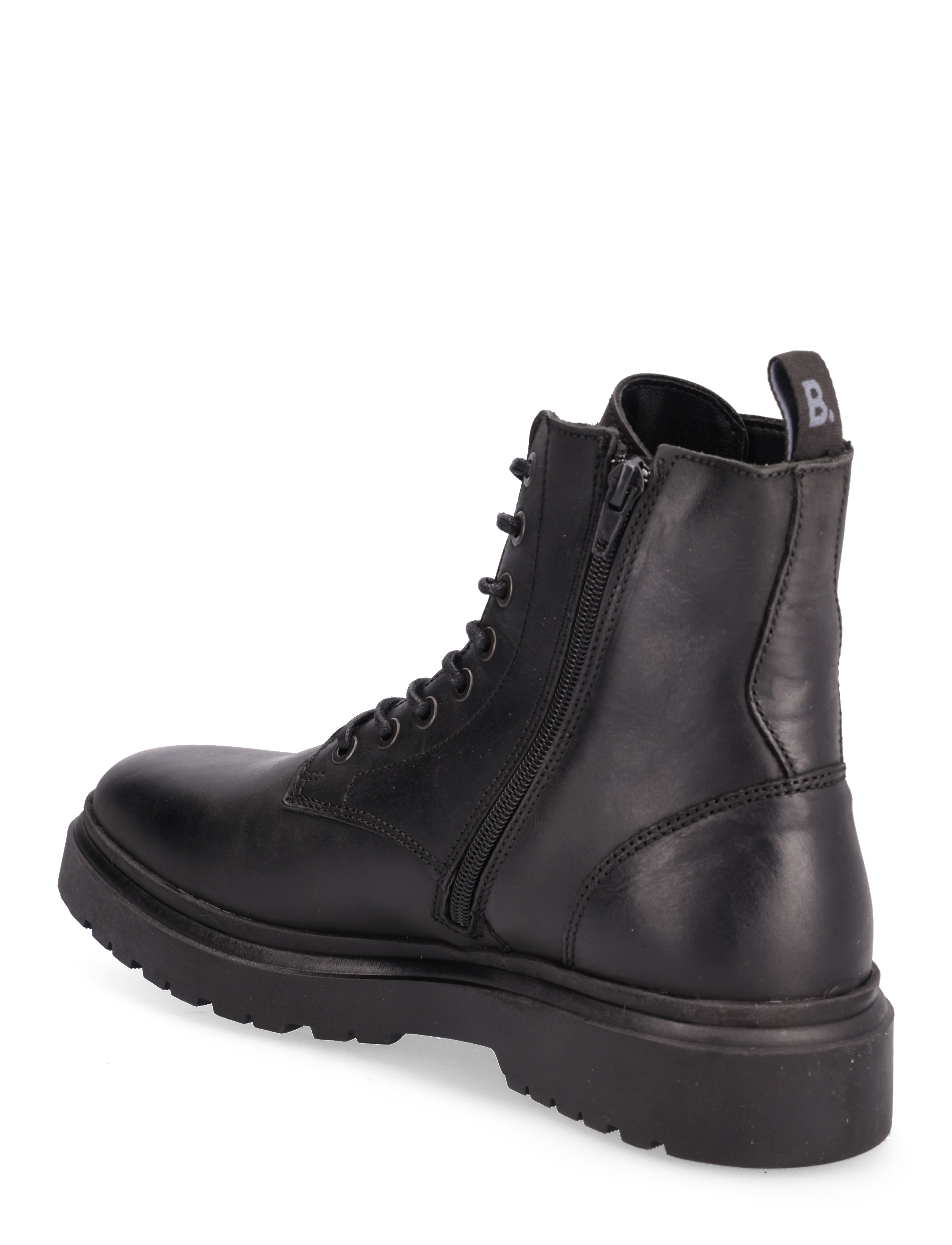 Bianco - BIAROVER Laced Up Boot Crust - black - 2