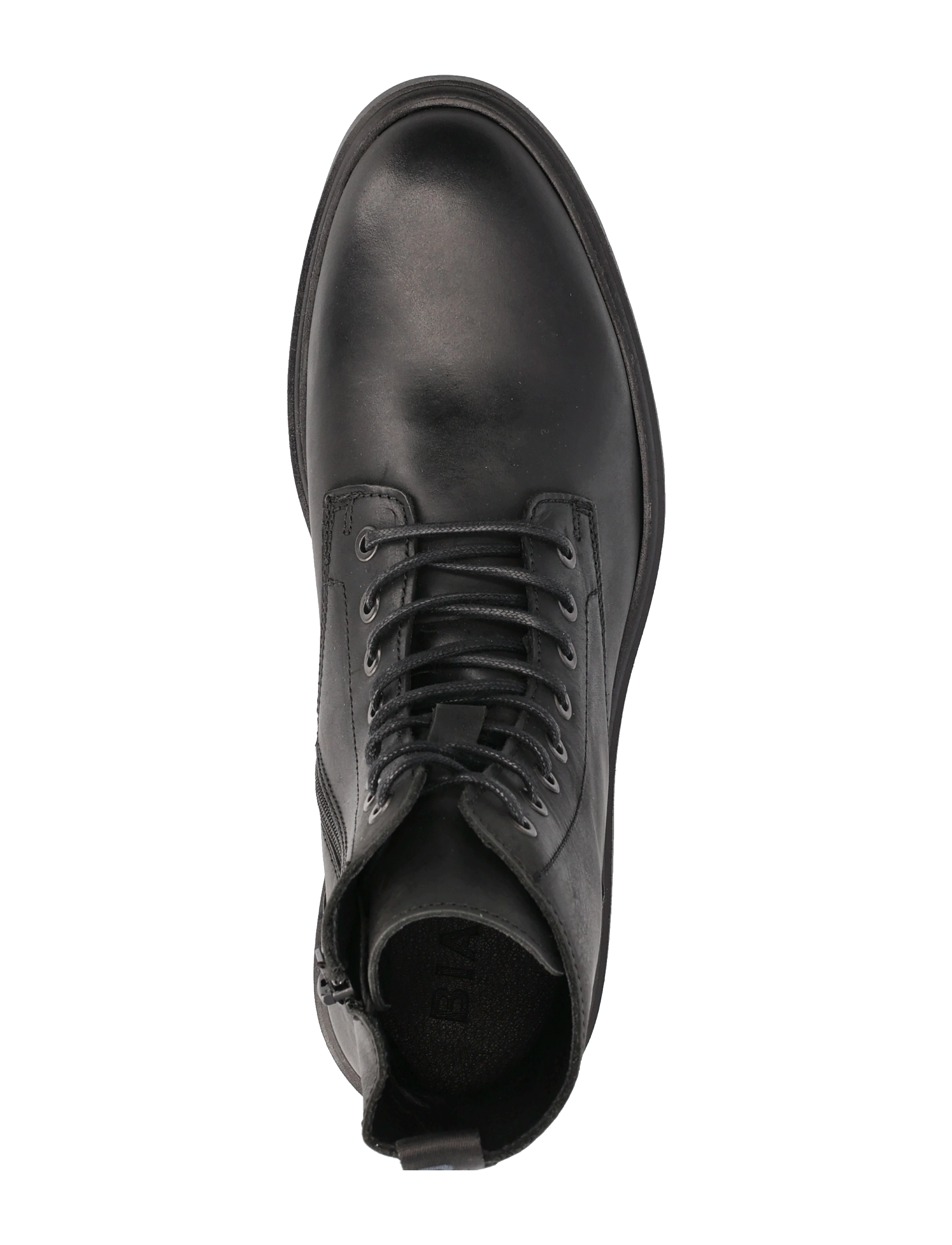 Bianco - BIAROVER Laced Up Boot Crust - black - 3