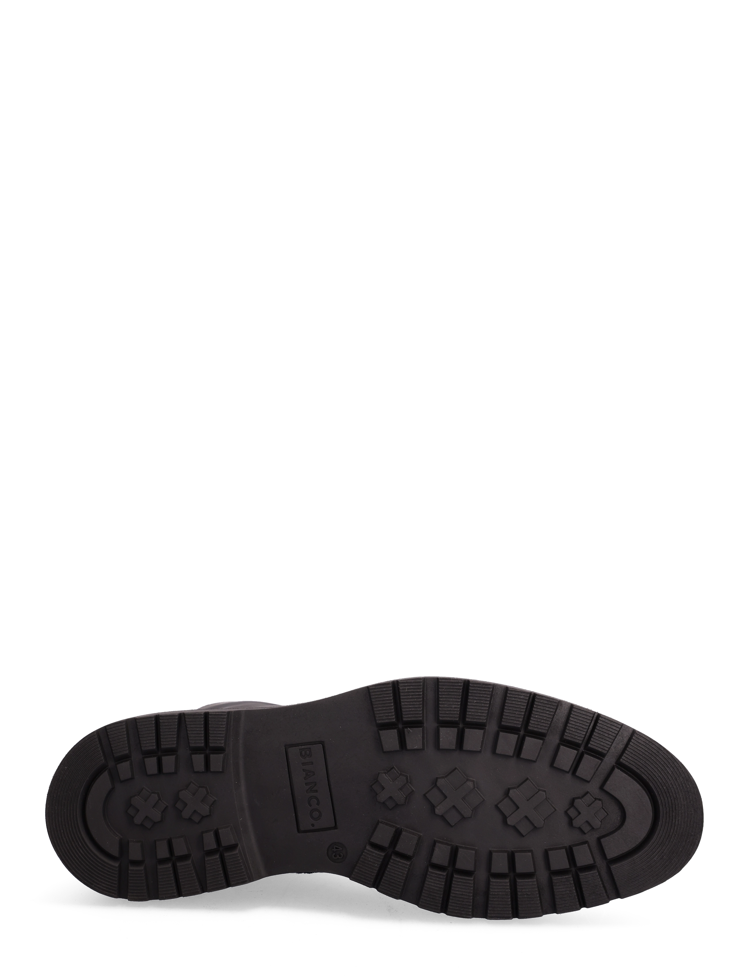 Bianco - BIAROVER Laced Up Boot Crust - black - 4