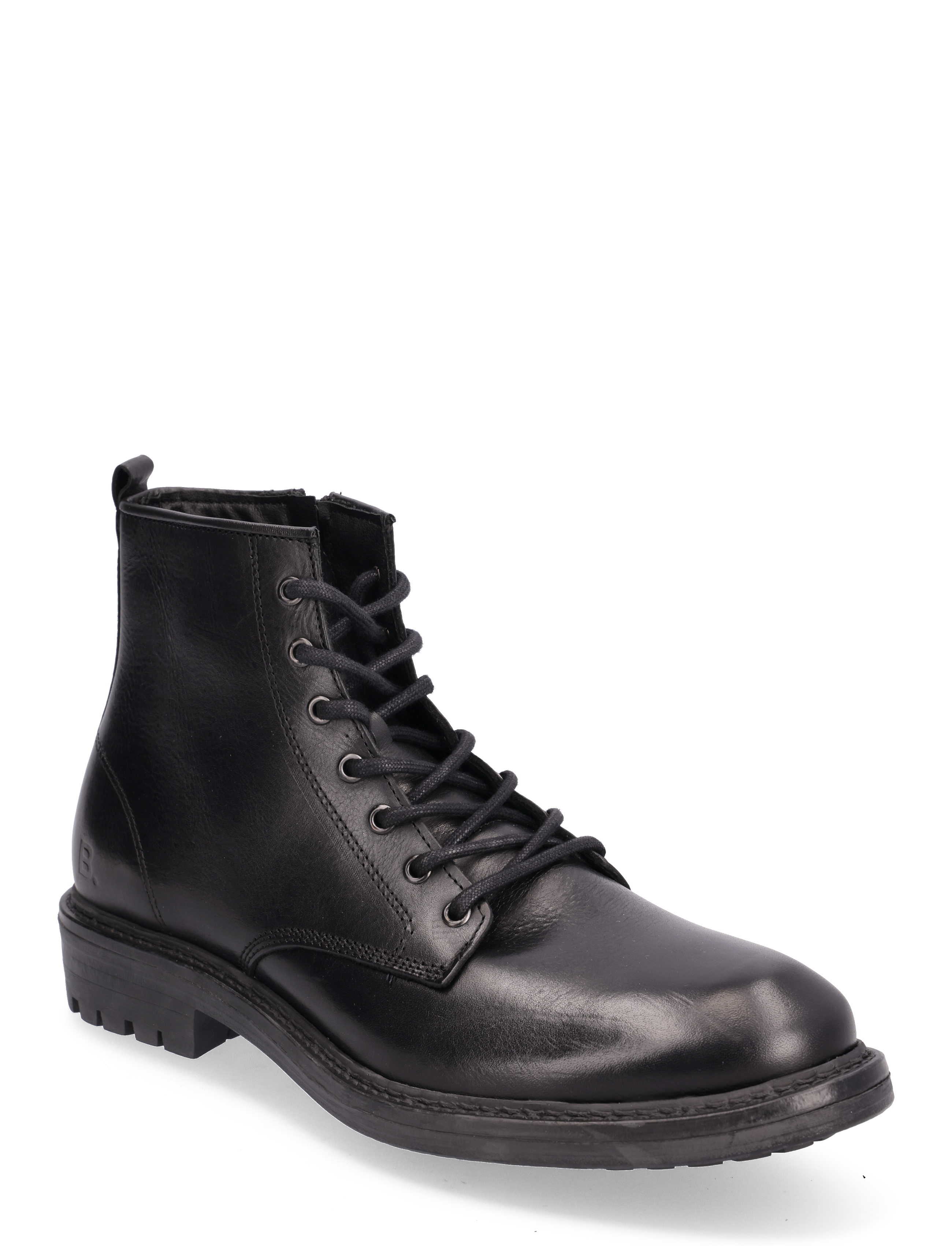 BIAPETER Lace Up Boot Texas - BLACK