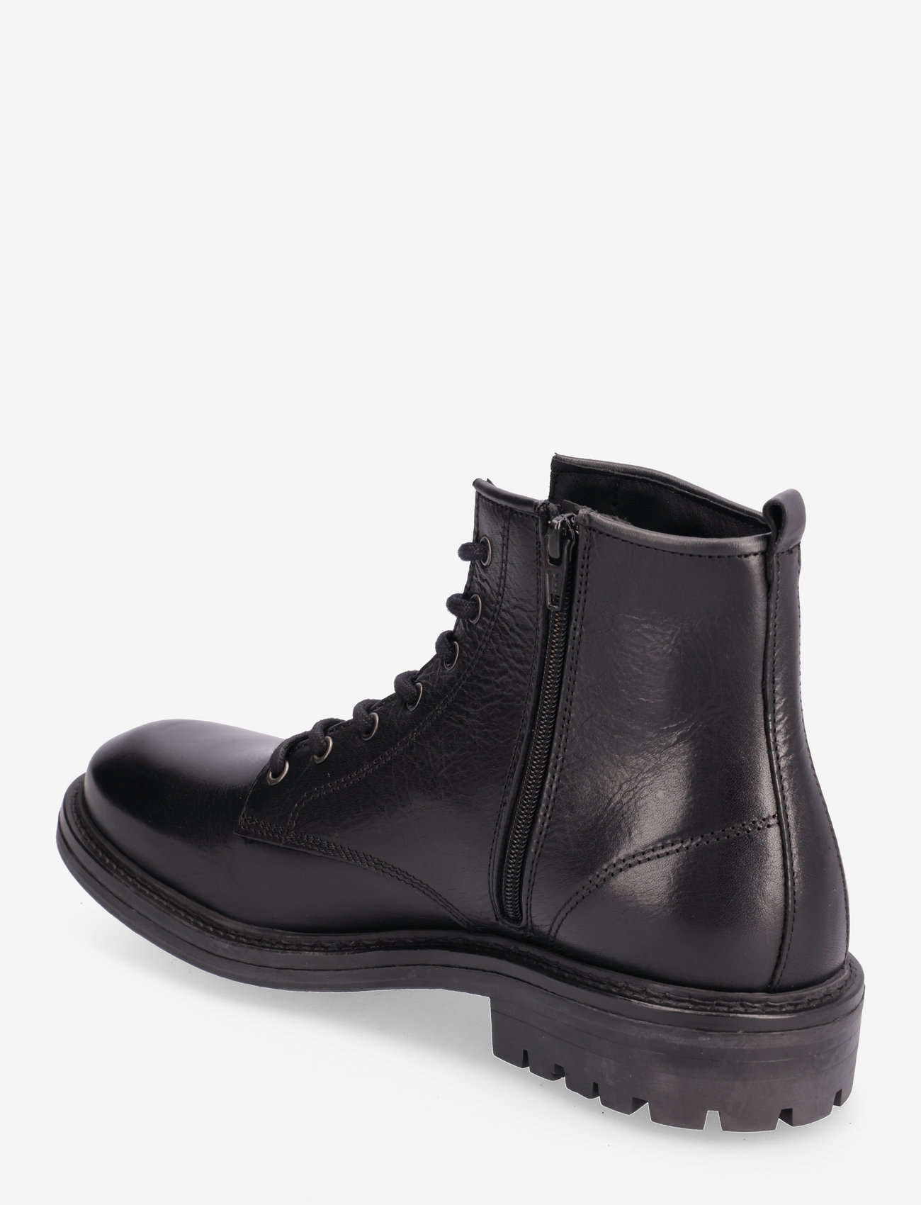 Bianco - BIAPETER Lace Up Boot Texas - black - 2