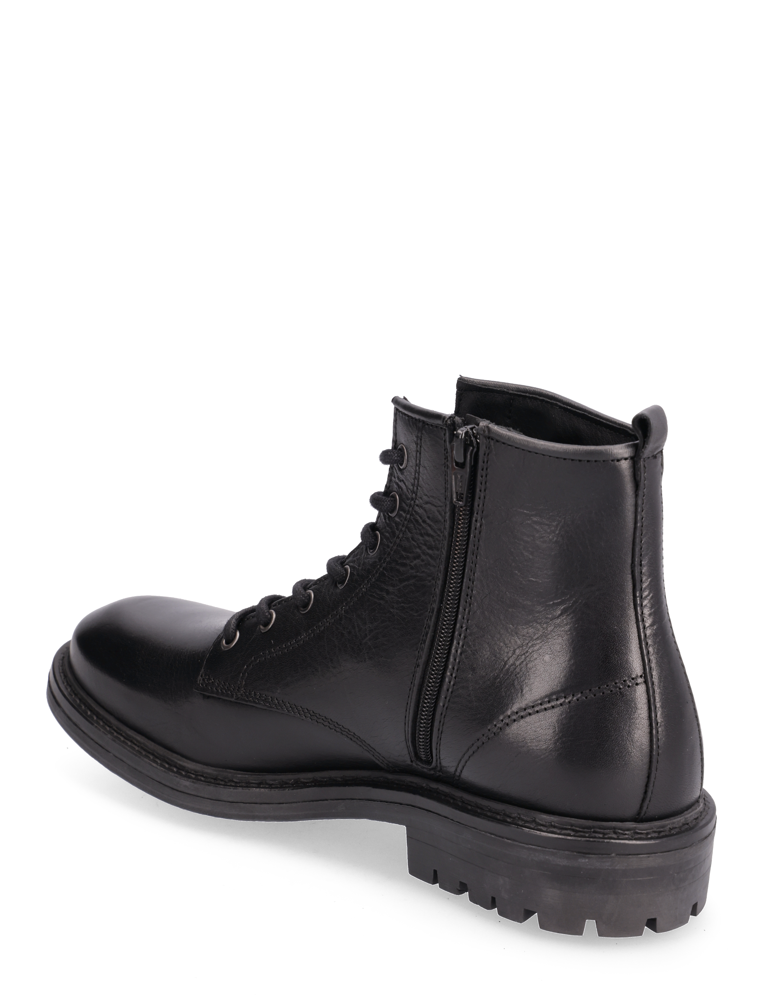 Bianco - BIAPETER Lace Up Boot Texas - black - 2