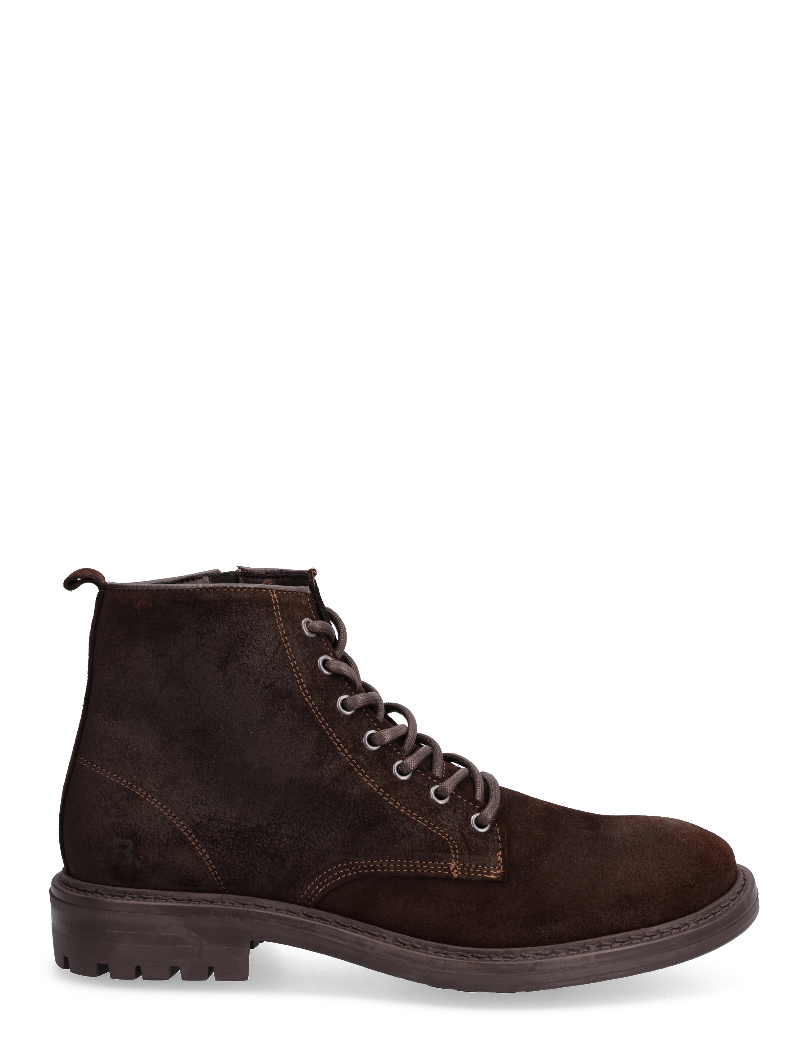 Bianco - BIAPETER Lace Up Boot Suede - dark brown - 1