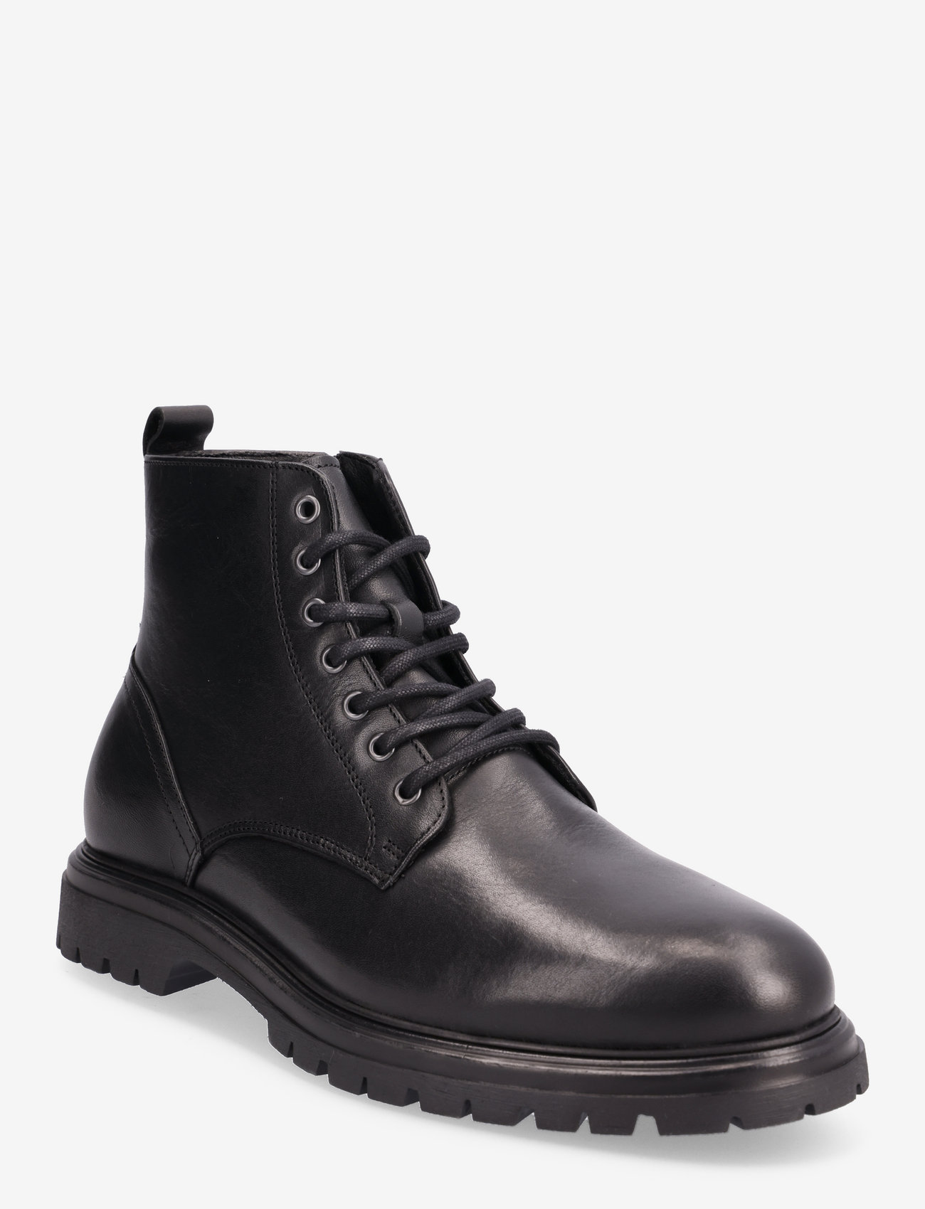 Bianco - BIAGIL Lace Up Boot Soft Texas - lace ups - black - 0