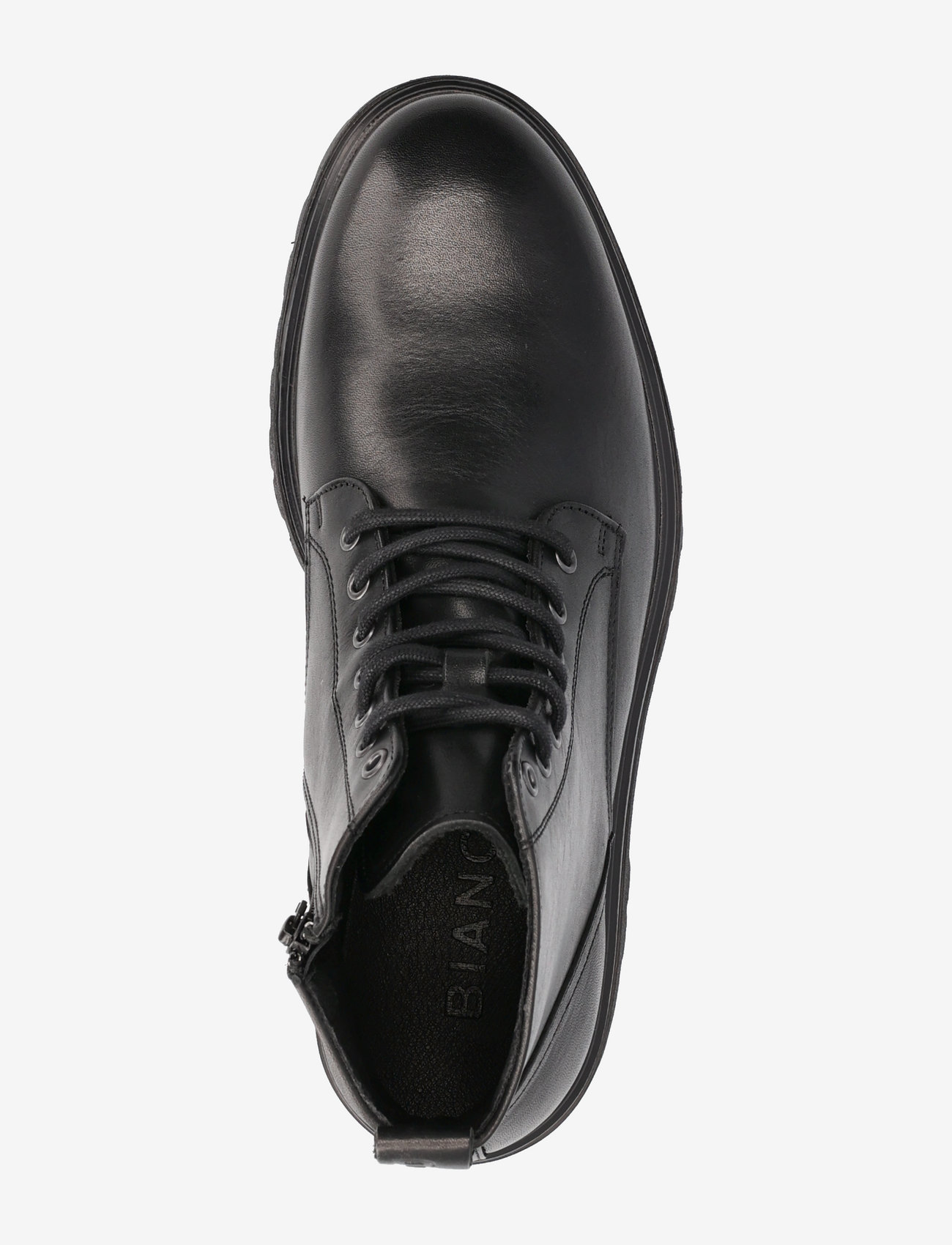 Bianco - BIAGIL Lace Up Boot Soft Texas - lace ups - black - 3