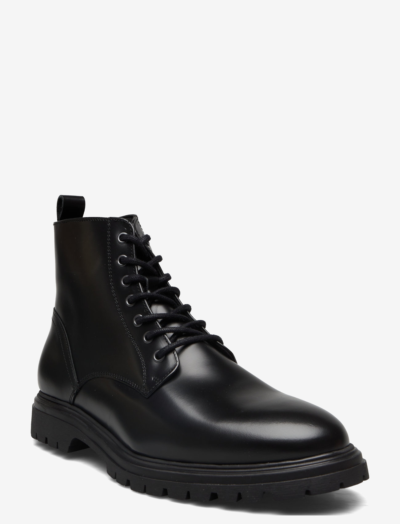 Bianco - BIAGIL Lace Up Boot Polido - black - 0