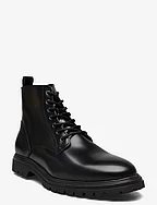 BIAGIL Laced Up Boot Polido - BLACK