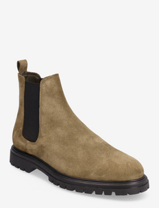 BIAGIL Chelsea Boot Suede, Bianco