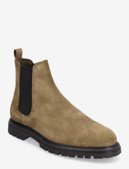 BIAGIL Chelsea Boot Suede - LIGHT OLIVE