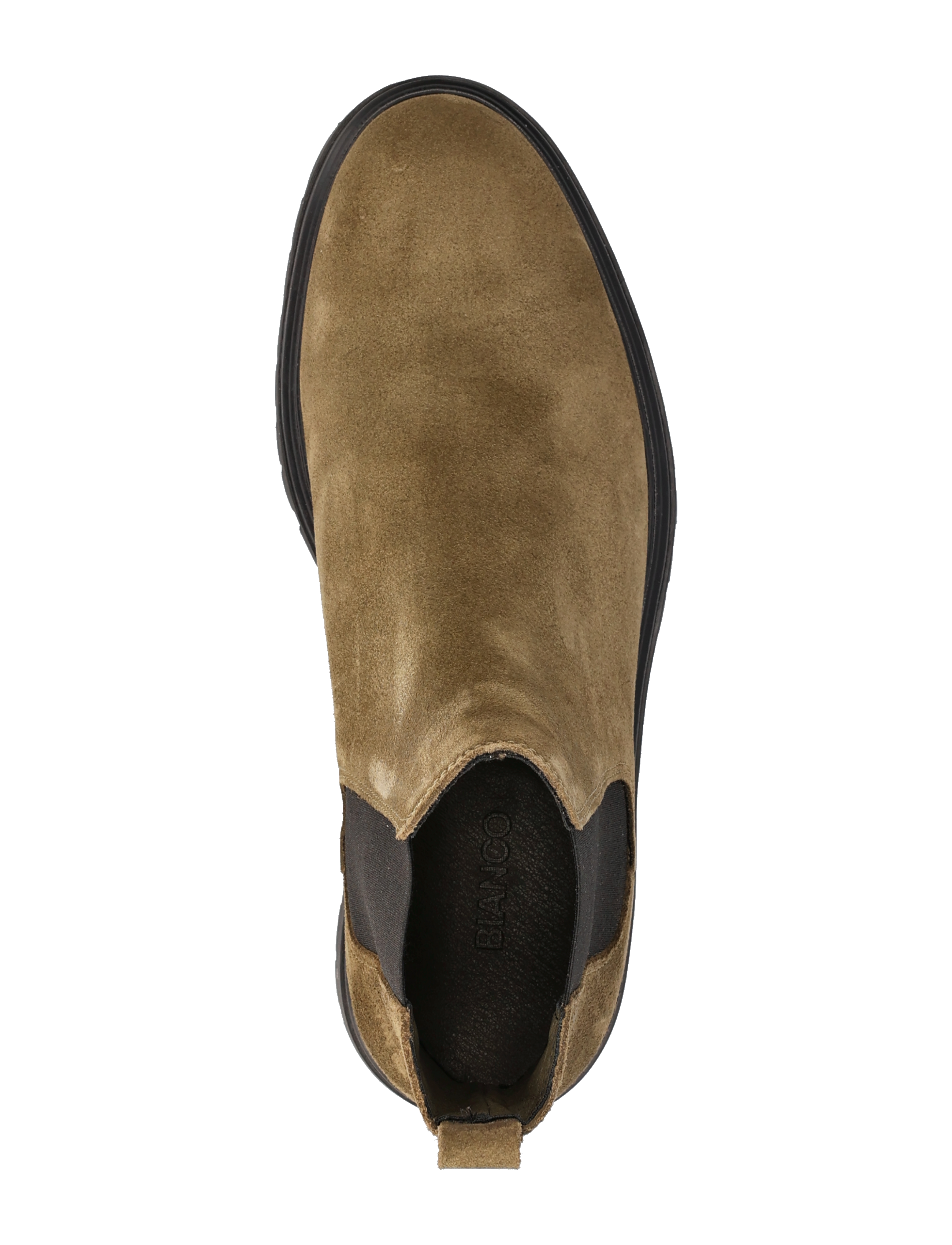 Bianco - BIAGIL Chelsea Boot Suede - light olive - 3