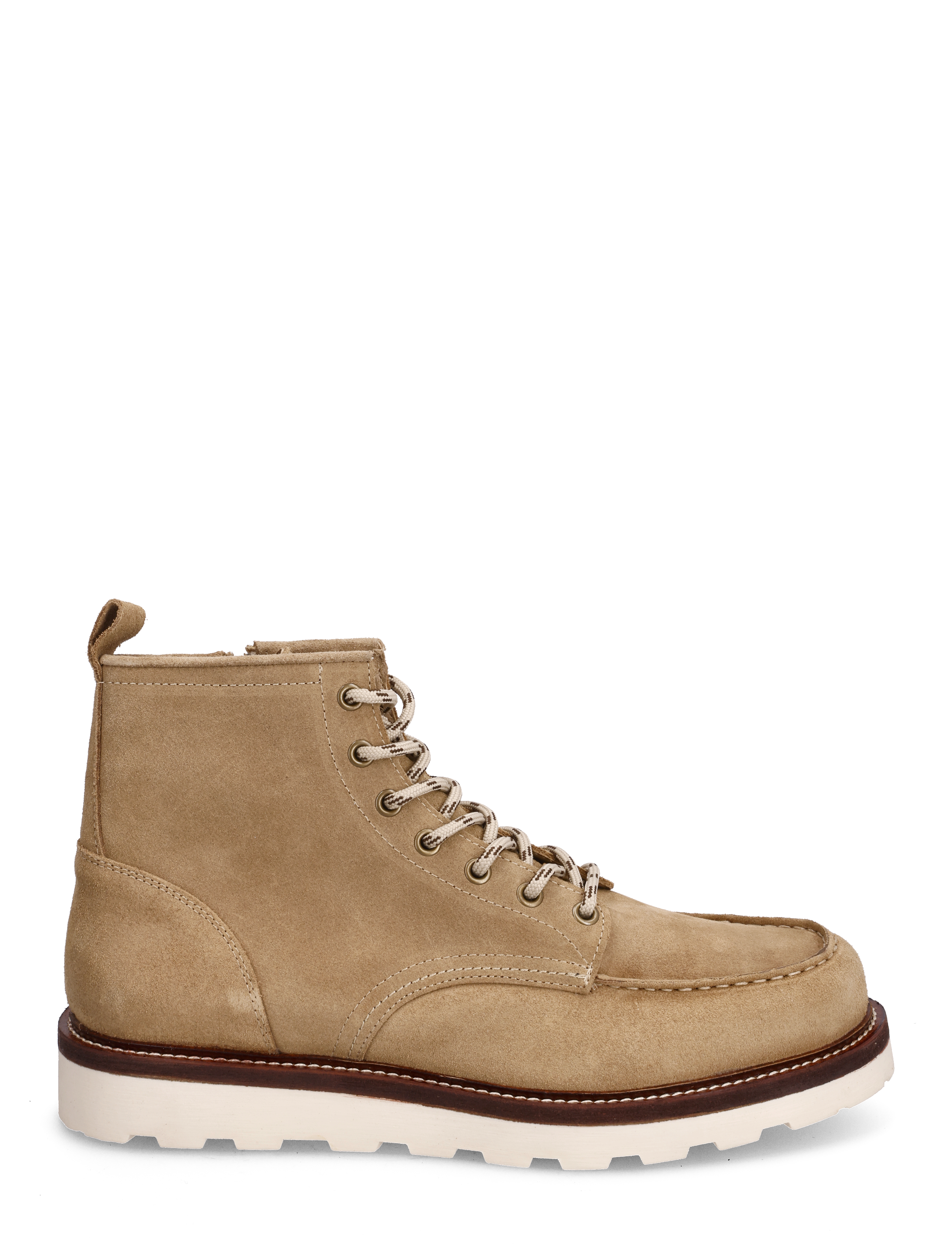 Bianco - BIAWOOD Moc Toe Boot Suede - mushroom - 1