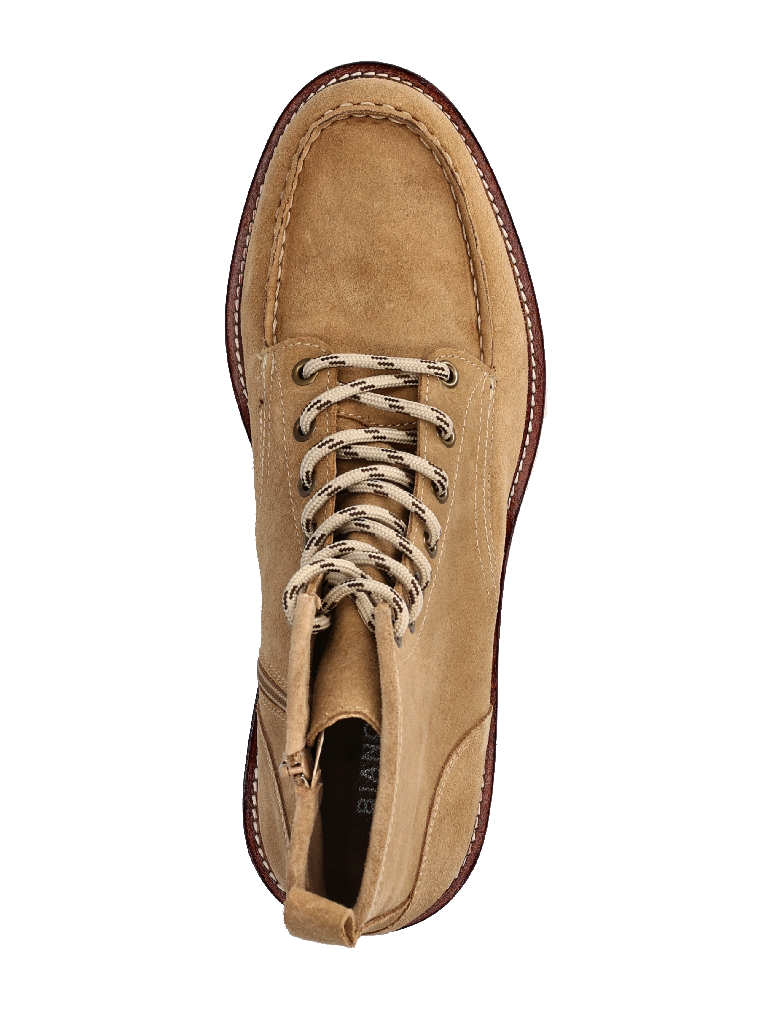 Bianco - BIAWOOD Moc Toe Boot Suede - mushroom - 3
