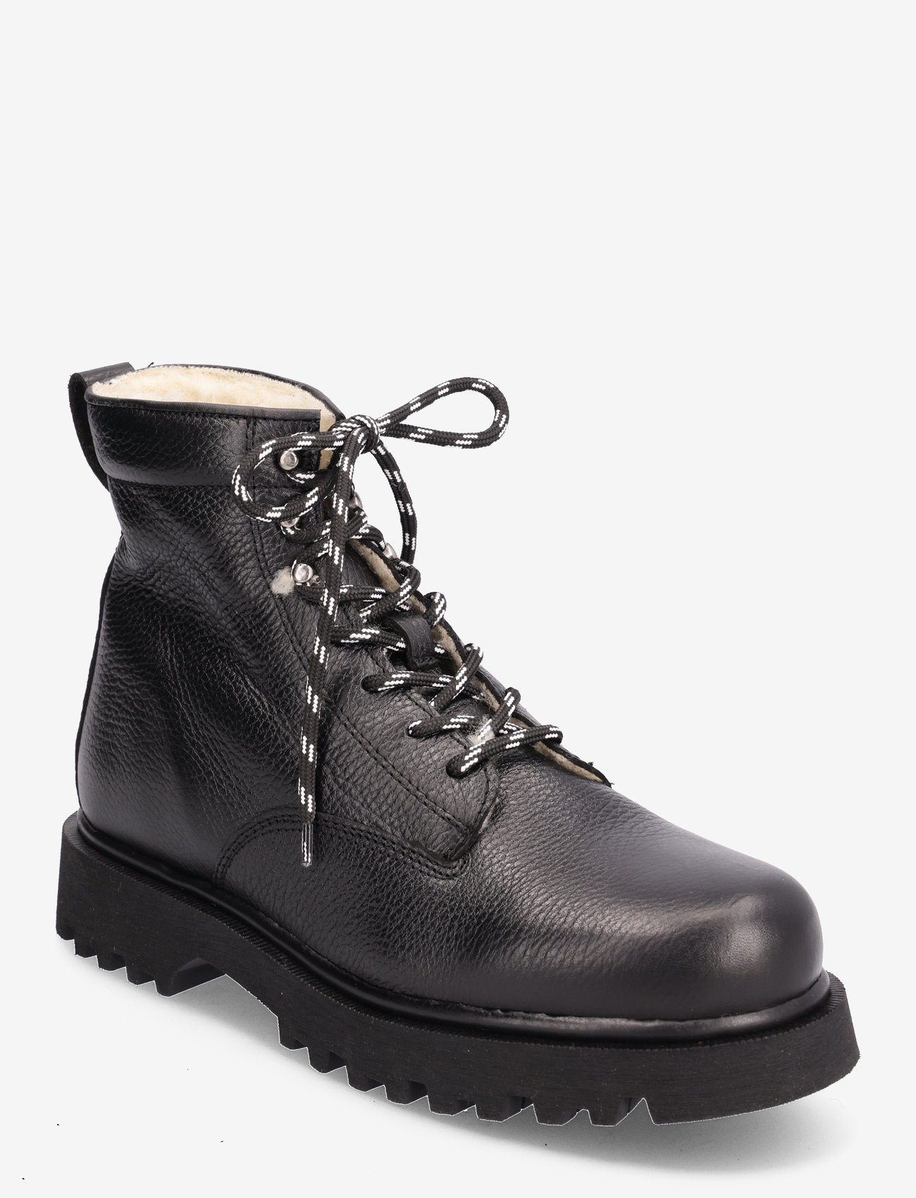 Bianco - BIAPATRICK Laced Up Boot - winter boots - black - 0