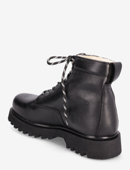 Bianco - BIAPATRICK Laced Up Boot - vinter boots - black - 2