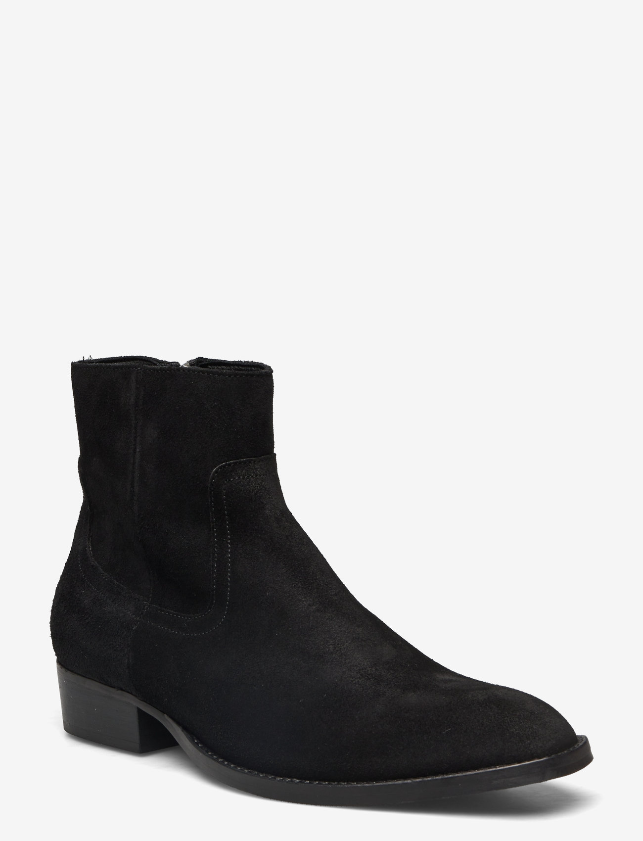 Bianco - BIABECK Zip Boot Suede - black - 0