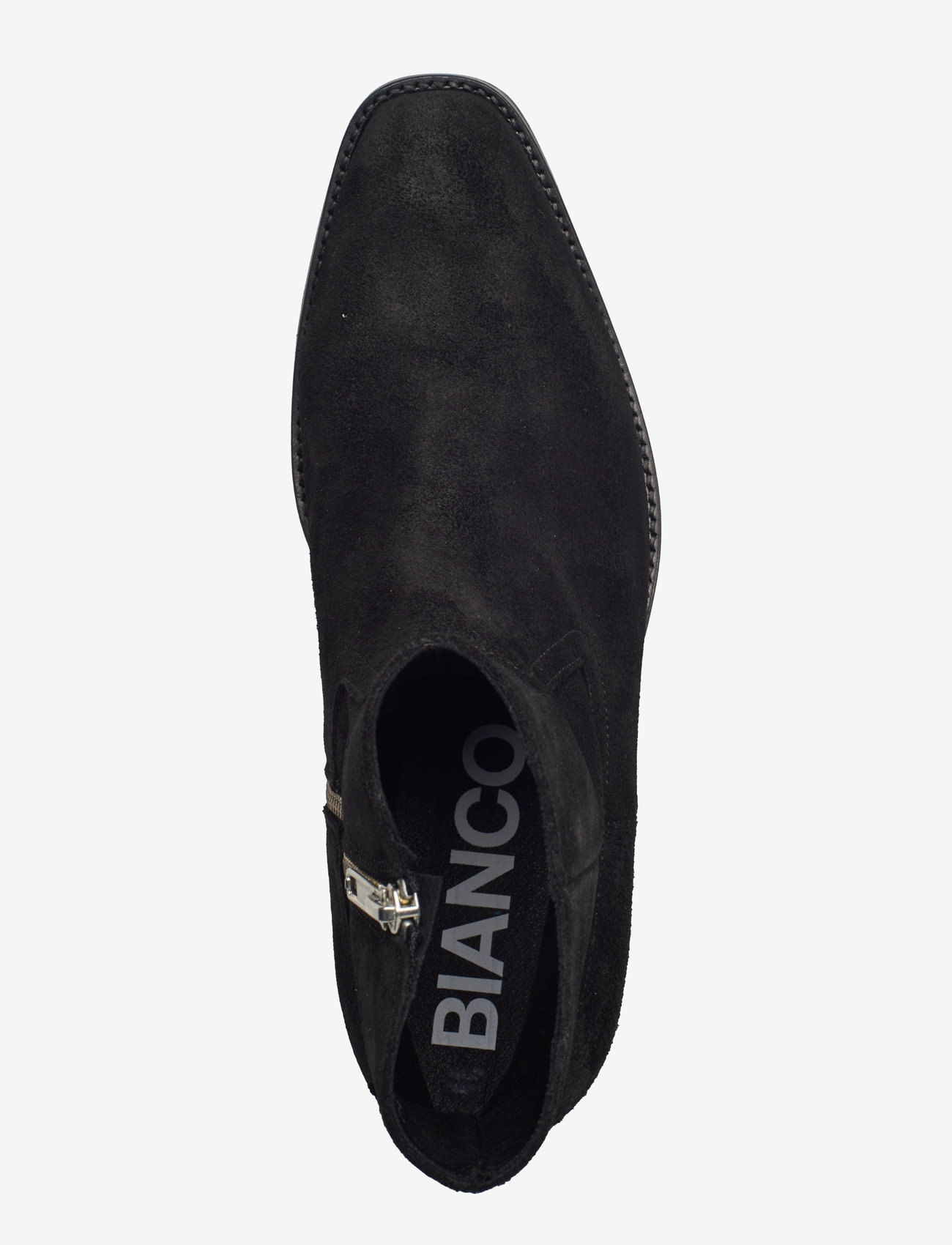 Bianco - BIABECK Zip Boot Suede - black - 3