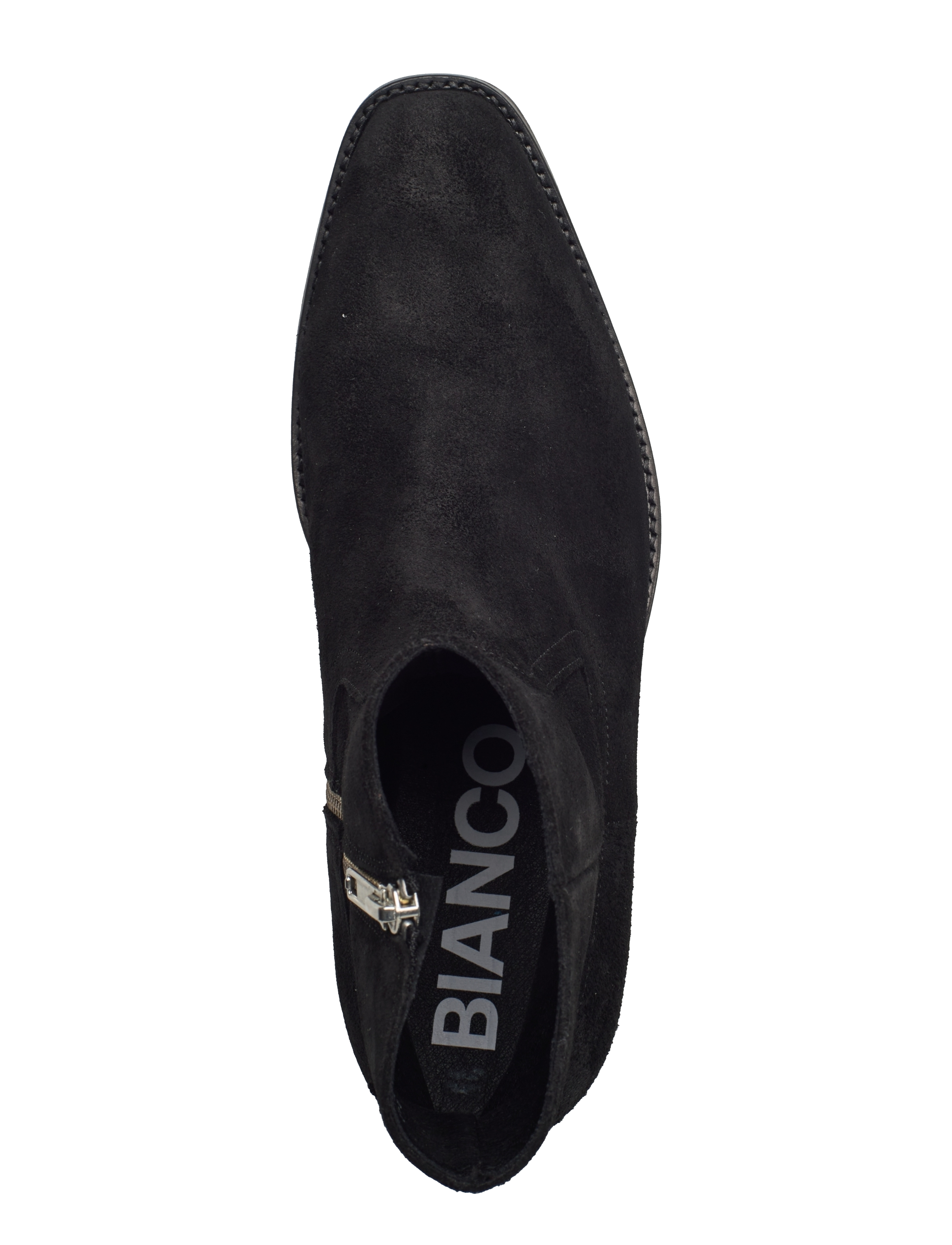 Bianco - BIABECK Zip Boot Suede - black - 3