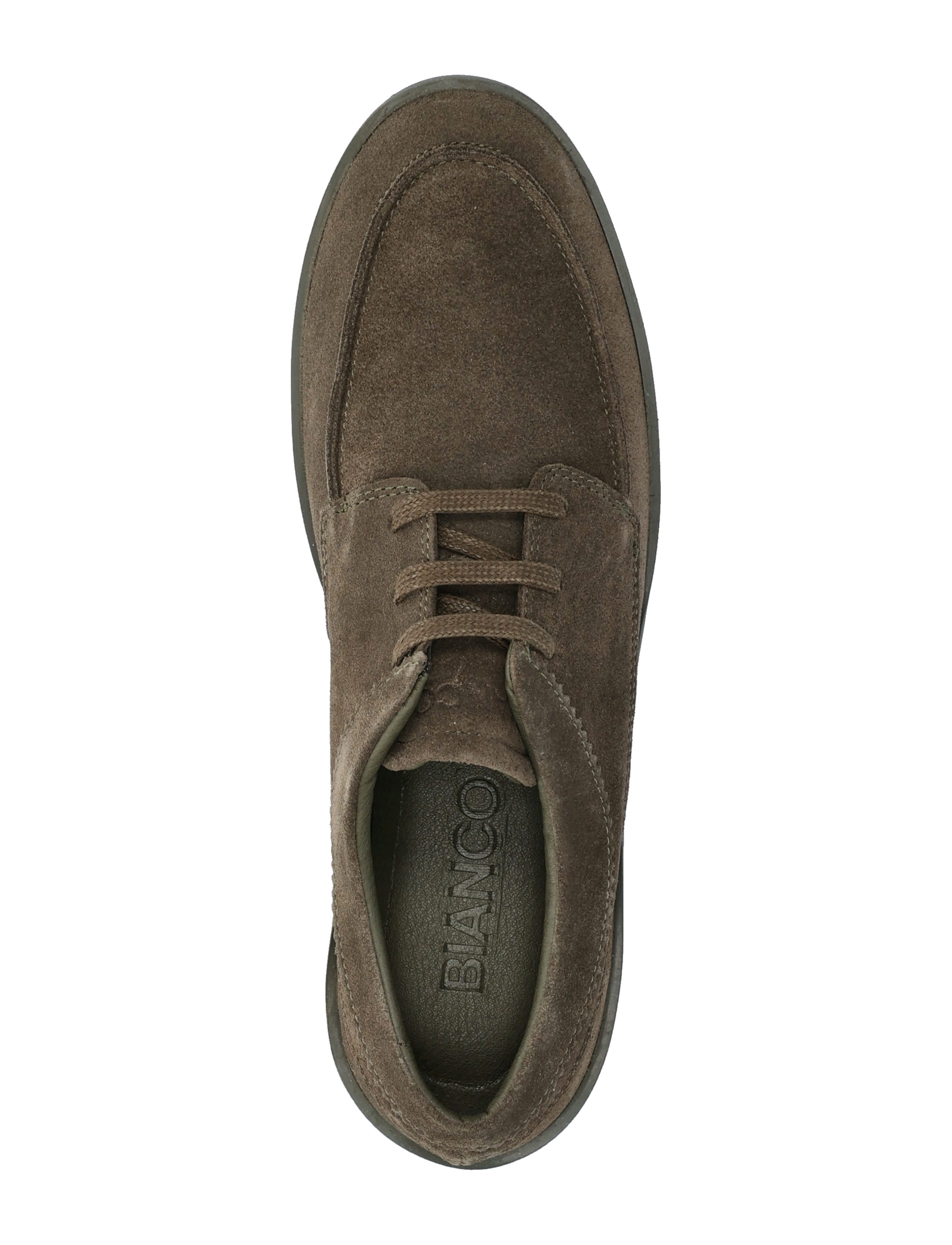 Bianco - BIATOM Lace Shoe Suede - olive - 3