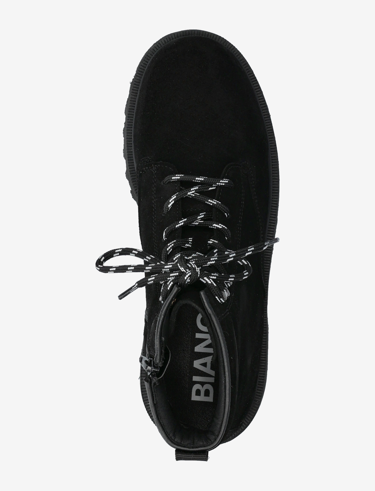 Bianco - BIAPATRICK Hiking Boot Oily Suede - paeltega saapad - black - 4
