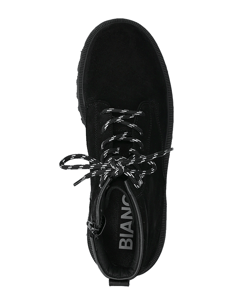 Bianco - BIAPATRICK Hiking Boot Oily Suede - paeltega saapad - black - 4