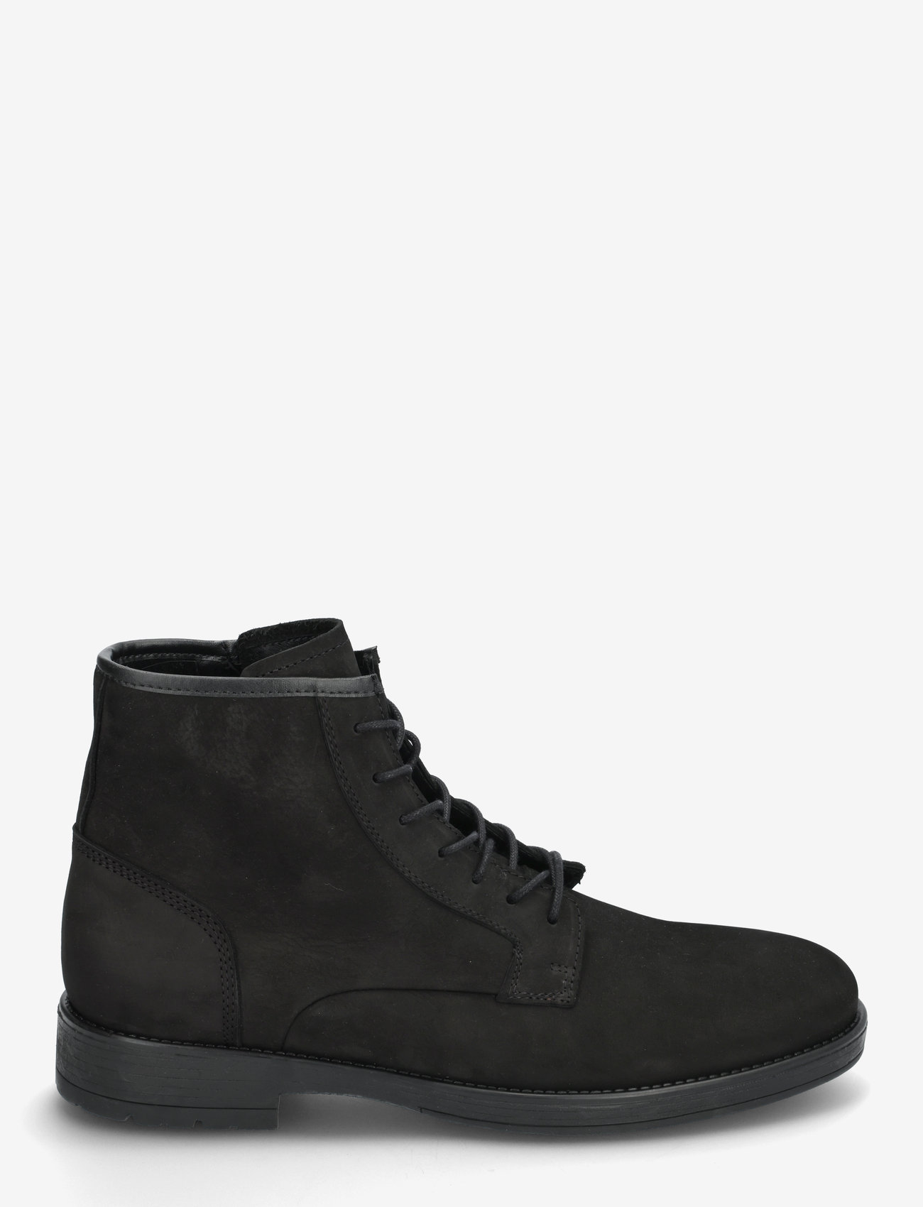 Bianco - BIALARS Lace Up Boot Waxed Leather - black - 1