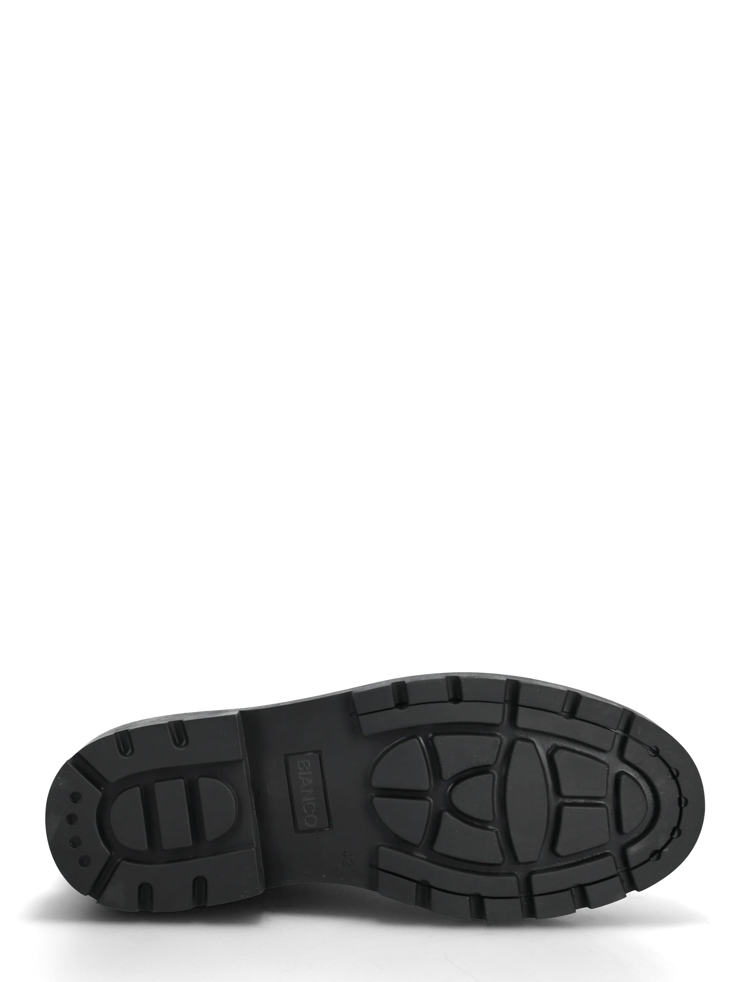 Bianco - BIAJEFF Lace Up Crazy Horse - kängor med snörning - black - 4