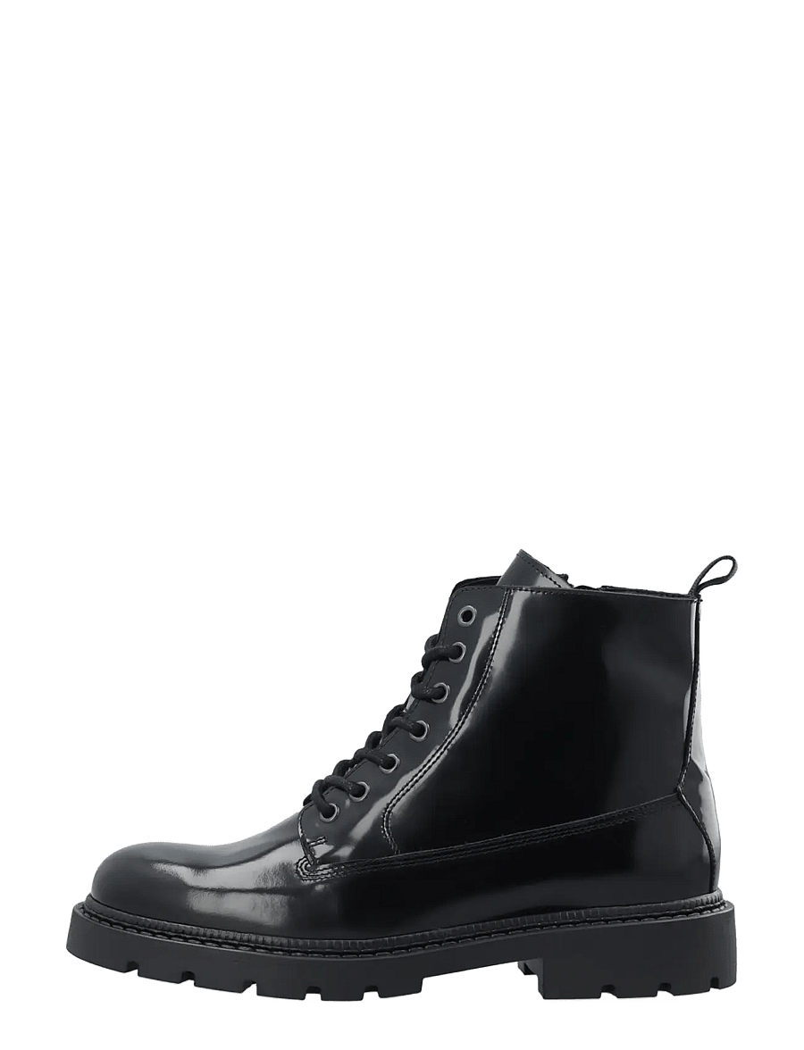 Bianco - BIAJEFF Lace Up Boot Polido - schnürstiefel - black - 1