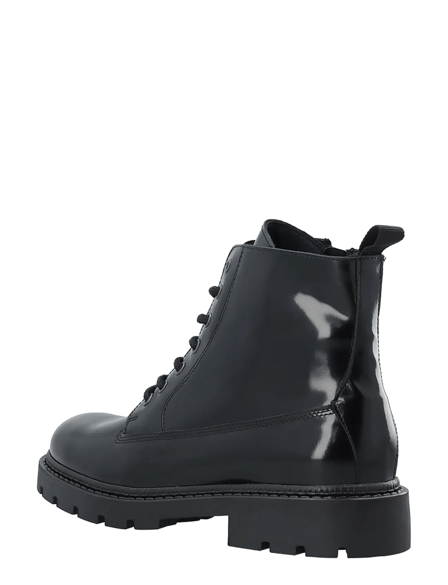 Bianco - BIAJEFF Lace Up Boot Polido - schnürstiefel - black - 2