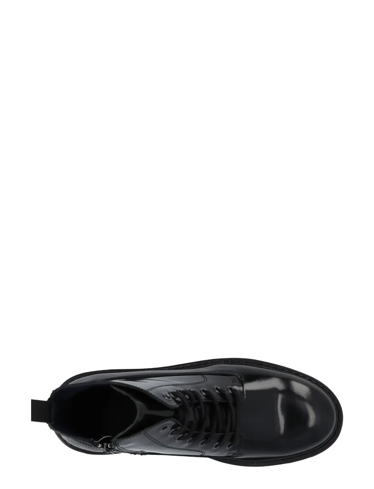 Bianco - BIAJEFF Lace Up Boot Polido - schnürstiefel - black - 4