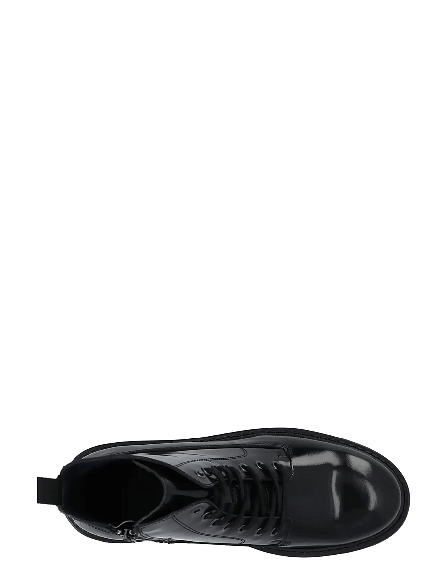 Bianco - BIAJEFF Lace Up Boot Polido - schnürstiefel - black - 4