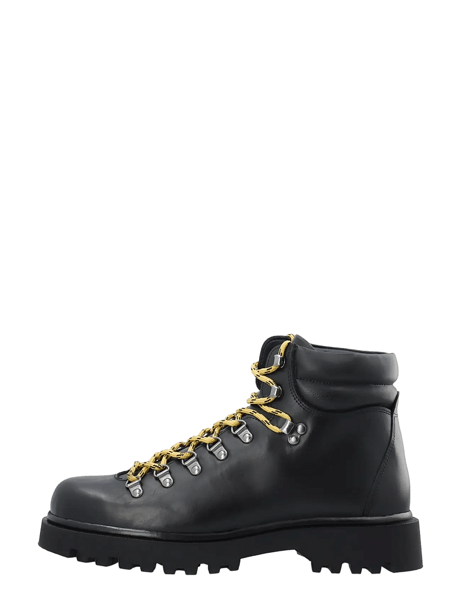 Bianco - BIADENALI Hiking Boot Pull Up - schnürstiefel - black - 1