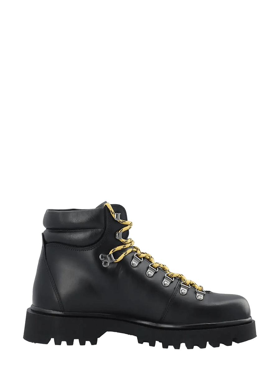 Bianco - BIADENALI Hiking Boot Pull Up - schnürstiefel - black - 3